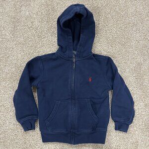 Polo Ralph Lauren Kids Full-zip Toddler Hoodie - Size 4T - Navy